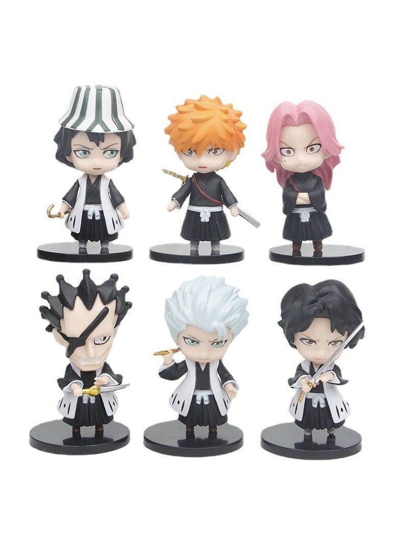 General - Bleach model figure Piaoling Kurosaki Ichigo Dong Shilang car cake ornaments blind box gashapon doll - Image 1