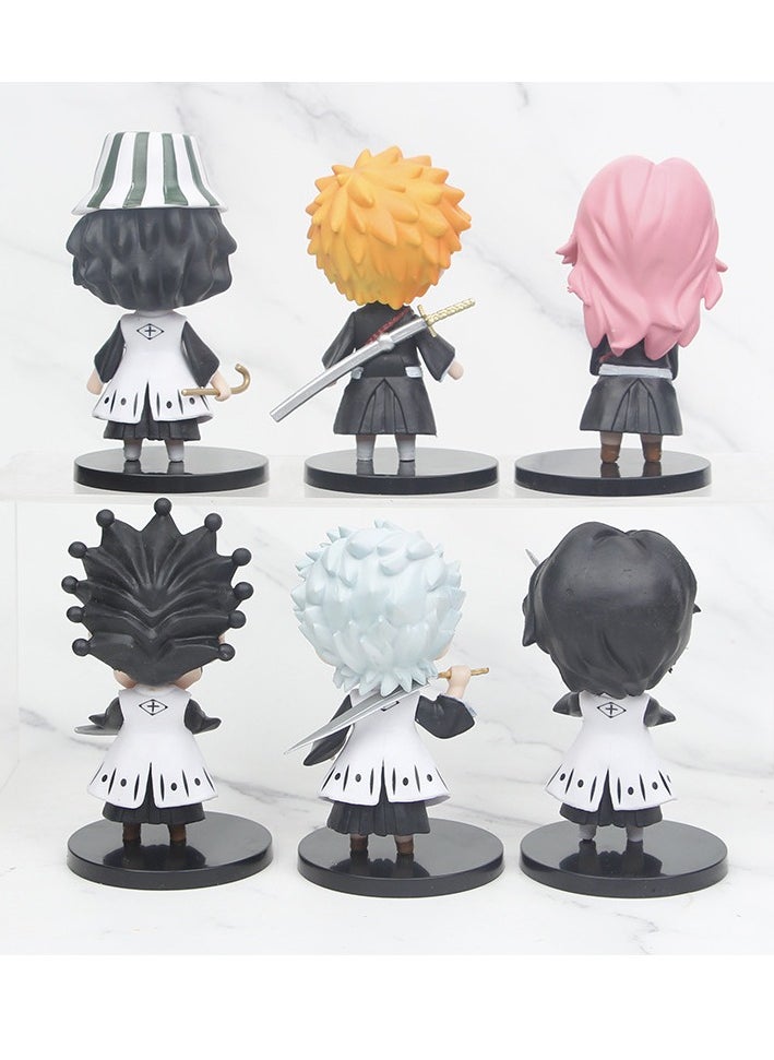 General - Bleach model figure Piaoling Kurosaki Ichigo Dong Shilang car cake ornaments blind box gashapon doll - Image 1