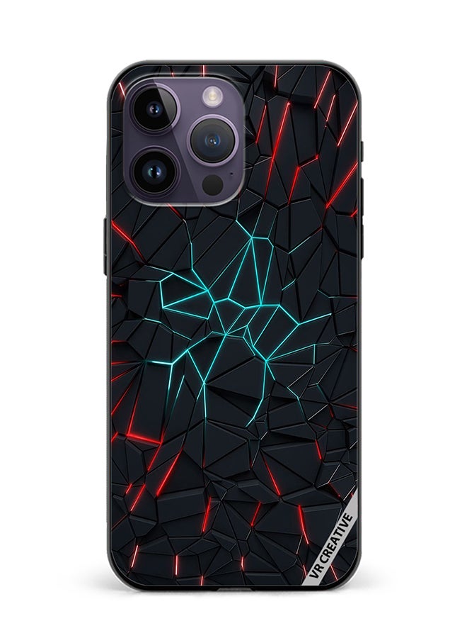 VR CREATIVE Protective Case Cover For Apple iPhone 15 Pro Abstracts Design Multicolour - Image 1