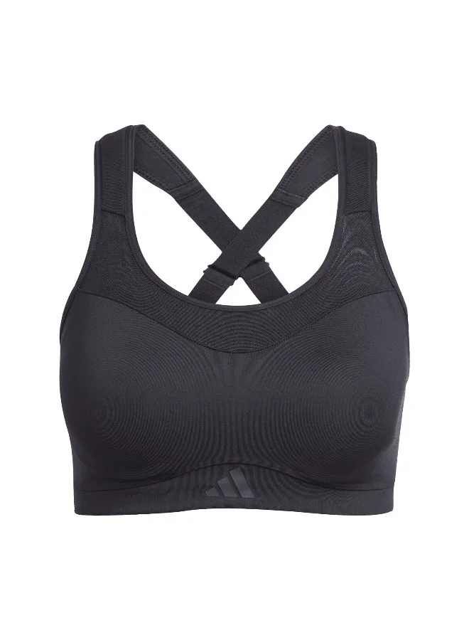 اديداس Adidas Tlrdim Hs Bra Black Training Bra For Women XS A-B