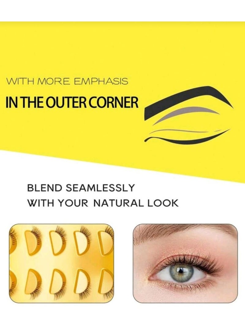 SHEIN 5Pairs lashes Of Natural Half Eye False Eyelashes - Image 4