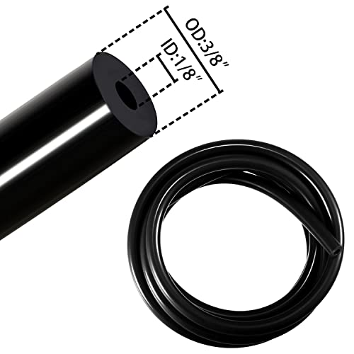 JoyTube 1/8" Silicone Vacuum Hose Automotive Tubing Line Universal Food Grade Silicone Hose Thick Wall High Performance 5 Feet 130PSI Max Pressure - Image 2