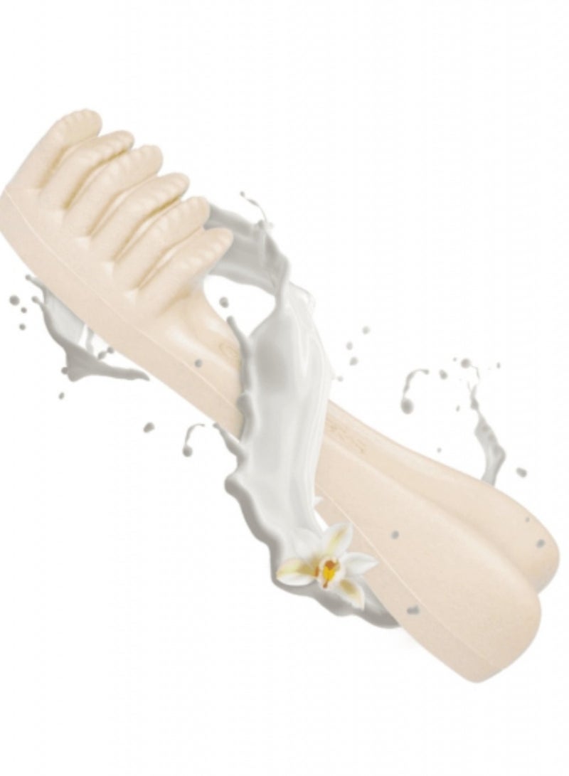 Dentalight Vital Fiber Brush Dog Snack - 8pcs With 20% goat's milk powder [Vanilla flavour]-80g - Image 2