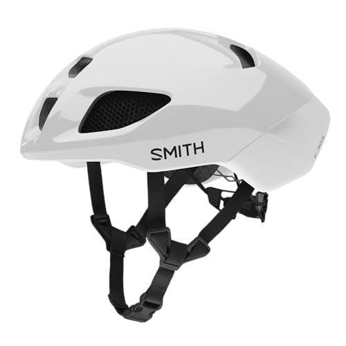 Smith Ignite Cycling Helmet – Adult Road Bike Helmet with MIPS Technology + Zonal Koroyd Coverage – Lightweight Impact Protection for Men & Women – White/Matte White, Large - Image 1