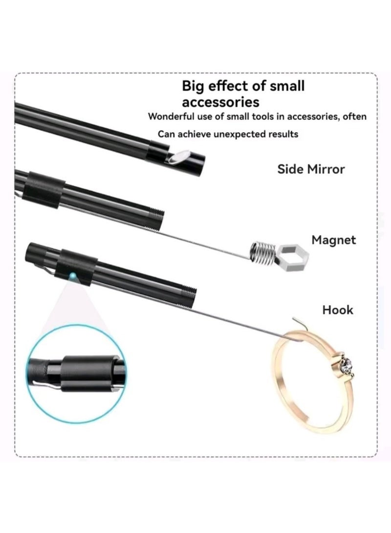5.5MM TYPE-C Android Endoscope HD Camera IP67 Waterproof 6 LED Adjustable Borescope Mini Camera for Sewer Pipeline Inspection - Image 4