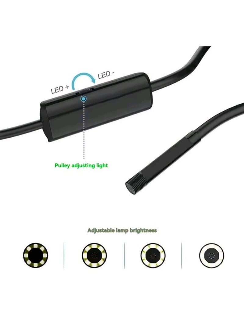 5.5MM TYPE-C Android Endoscope HD Camera IP67 Waterproof 6 LED Adjustable Borescope Mini Camera for Sewer Pipeline Inspection - Image 5