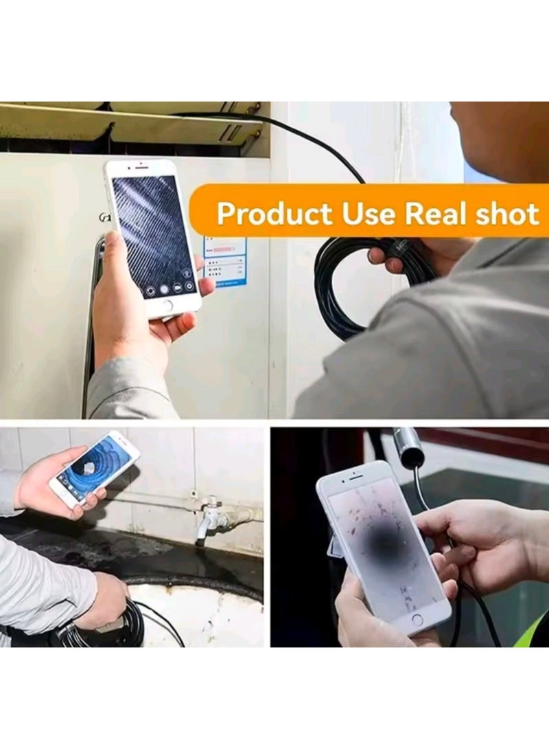 5.5MM TYPE-C Android Endoscope HD Camera IP67 Waterproof 6 LED Adjustable Borescope Mini Camera for Sewer Pipeline Inspection - Image 2