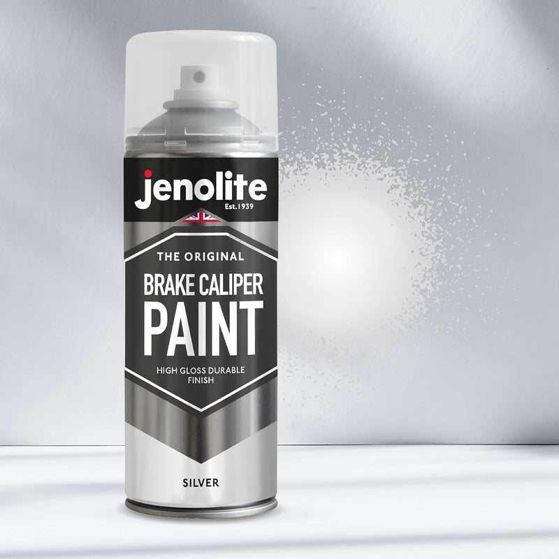 JENOLITE Brake Caliper Paint | SILVER | Restore & Transform Car Brake Calipers | 400ml (13.05fl oz) - Image 5