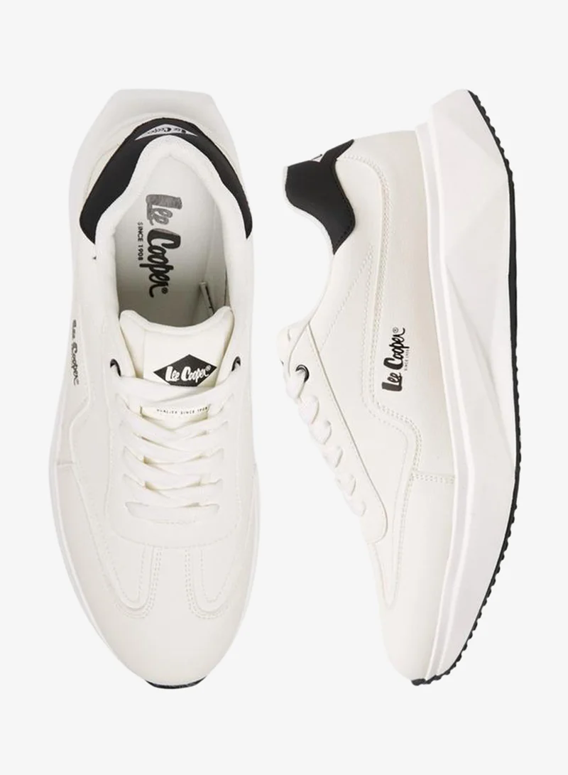 Lee Cooper Men'S Solid Lace-Up Sneakers