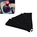 Ferianl Car Shift Boot Cover Suede Leather Shift Knob Dust Cover Manual Auto Gear Shifter Boot Sleeve Protector Gear Gaiter Covers Universal Car Interior Accessories for Car Sedan Van Black - Image 2