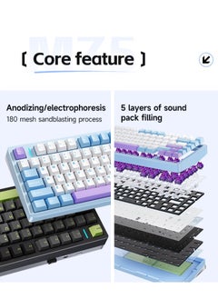 AULA M75 Aluminum Mechanical Gaming Keyboard  - Image 4