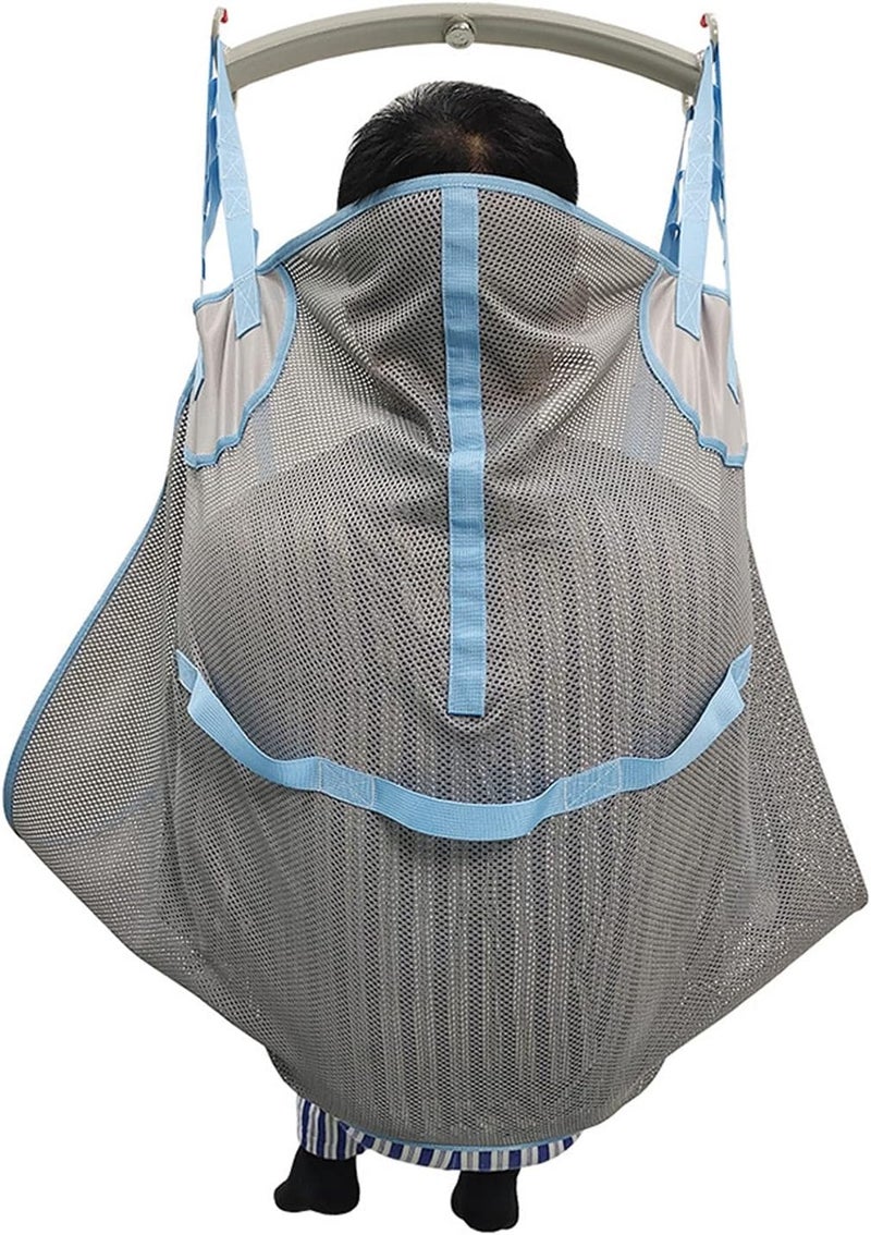 Patient Lift Sling,230KG Weight Capacity,Breathable Mesh Patient Transfer Sling with 4 Positions,with Directional Grip,for Toilet and Bath (M) - Image 2