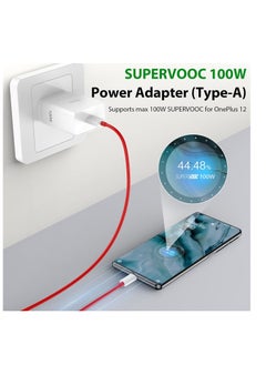 Generic 100W Warp Charger Compatible with Oneplus 13 12 12R 11 10 Pro 9 Pro 10T 10R 8T 8, Dash Charge 80W Power Adapter Compatible with Oneplus/ Oppo/ Realme Fast Wall Charger Adapter with 3ft USB C Cable  - Image 4