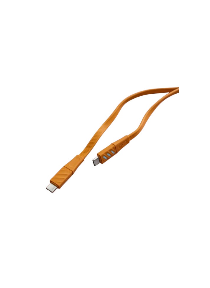havit HAVIT charging and data transfer cable Type-C - Lightning  HV-CB6255 - 30W with LED indicator 1M orange  - Image 2