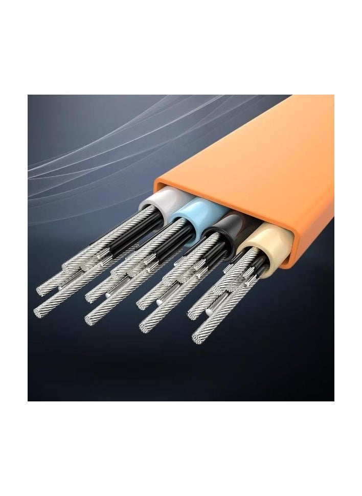 havit HAVIT charging and data transfer cable Type-C - Lightning  HV-CB6255 - 30W with LED indicator 1M orange  - Image 4
