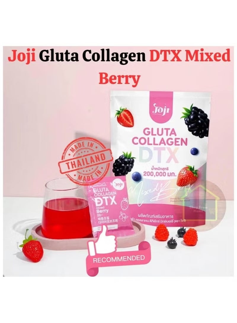 JOJI Joji Gluta Collagen DTX 200,000mg | Glutathione + Collagen Powder | Mixed Berry Skin Brightening Detox  - Image 2