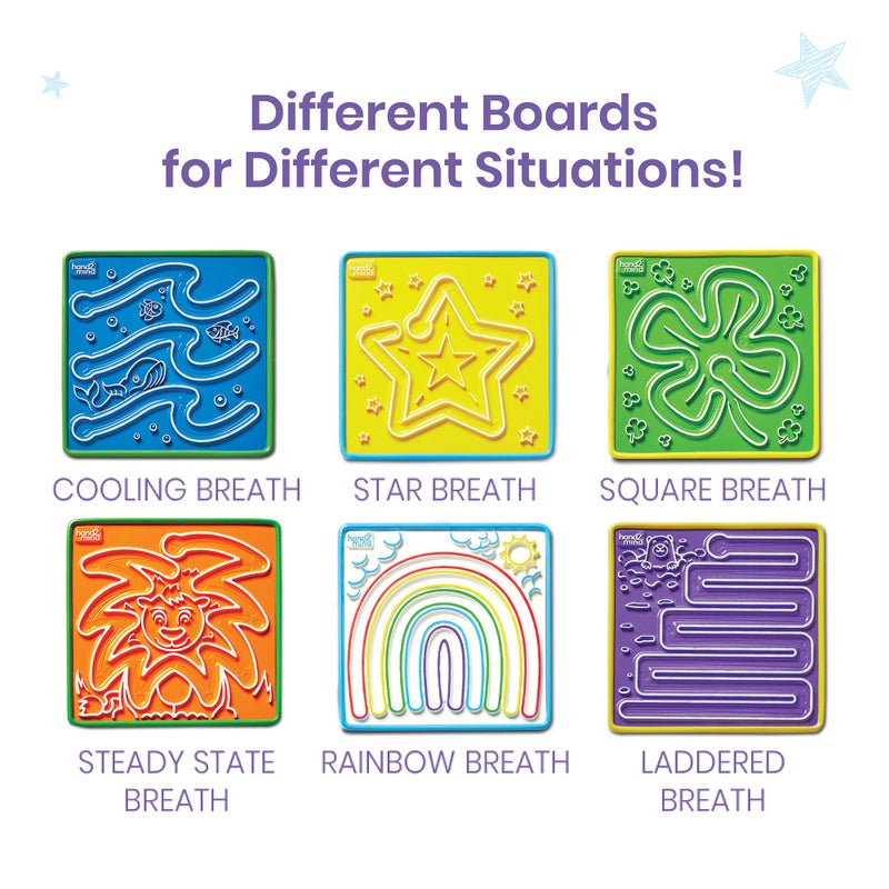 hand2mind Mindful Maze Boards, Tactile Sensory Toys for Toddlers, Anxiety Relief Items, Calm Down Corner Supplies, Emotional Regulation Tools for Kids, Play Therapy Toys, Mindfulness Gifts - Image 2