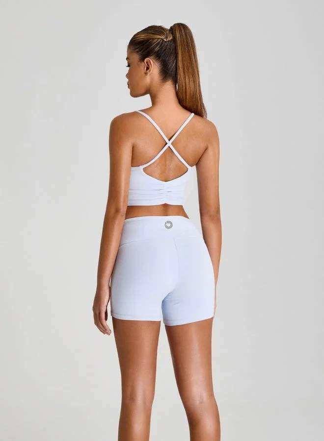 Kawn.yoga Mercury White Womens X Back Sports Bra for Women | Best Price UAE