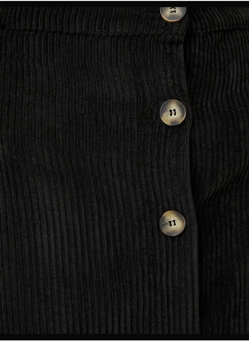 KOTON Button Detailed Skirt