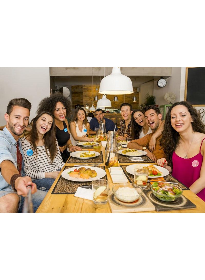 20-Piece Baby Gender Reveal Party Badges, Gender Reveal Pins Interactive Games, Team Boy/Team Girl Buttons, Perfect for Home/Party/Outdoor Events, Party Supplies and Party Favors - Image 3