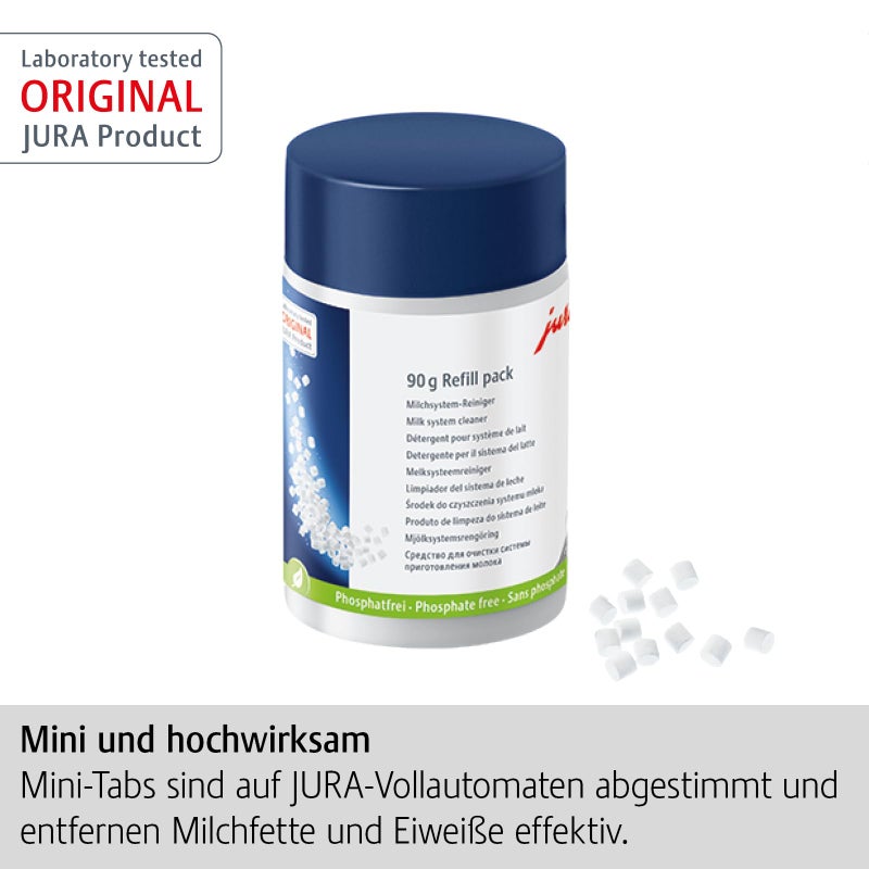 Jura Mini Tabs Milk System Cleaner - Refill Pack for Dispensing System - For 30 Cleanings - Image 2