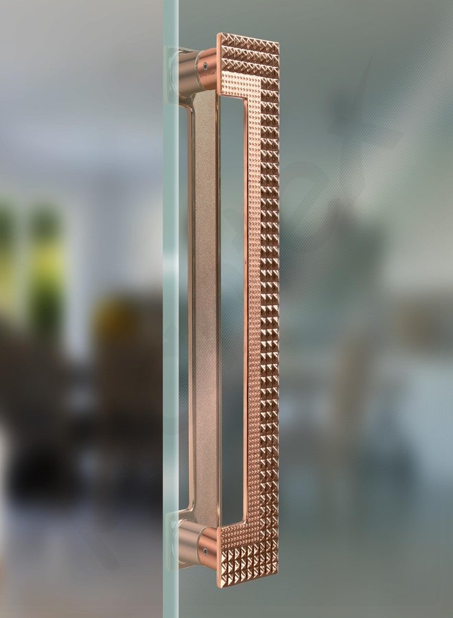 Plantex 13 Inch Main Door Handle/Heavy Duty Door Handle for Home Decor/Pull Push Handle - Pack of 1 (296-Rose Gold) - Image 4