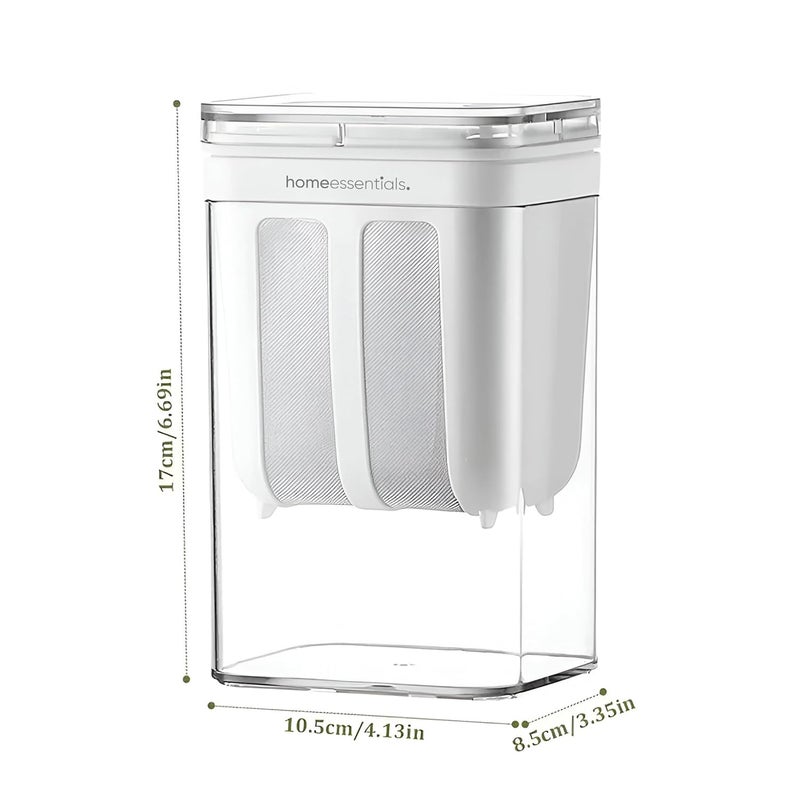 Home Essentials Greek Yogurt & Curd Maker - 1100ml Fine Mesh Strainer with Lid | Multifunctional yoghurt Filter | Curd Maker for Home | Whey Separator | Perfect for Homemade Yogurt, Curd, Cheese & More - Image 2