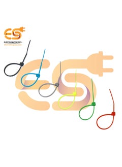 Electronicspices Electronic Spices Combo of 25mmx150mm Multipurpose Self Locking Nylon 66 Industrial Grade Cable Tie Pack of 120pcs  - Image 3