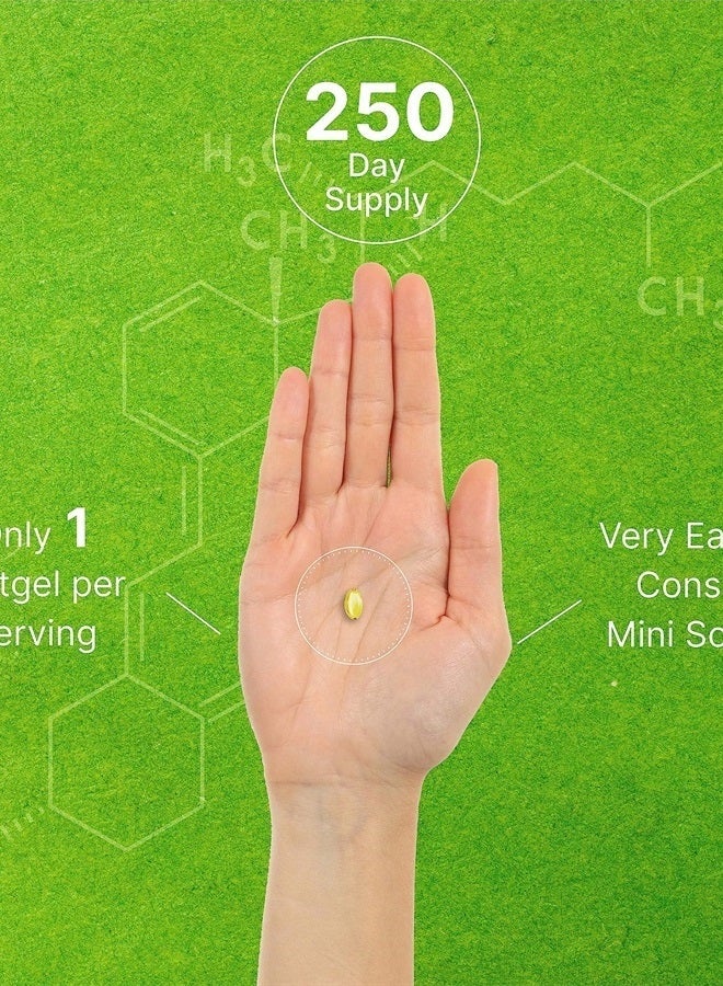 DEAL SUPPLEMENT Vitamin D3 K2 Softgels 5000 IU + MK7 – 2-in-1 Complex for Heart, Bone & Teeth Health | Easy to Swallow | 250 Softgels - Image 5