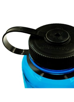 Nalgene Sustain Tritan Bpafree Water Bottle Made With Material Derived From 50% Plastic Waste 32 Oz Wide Mouth Slate Blue  - Image 2