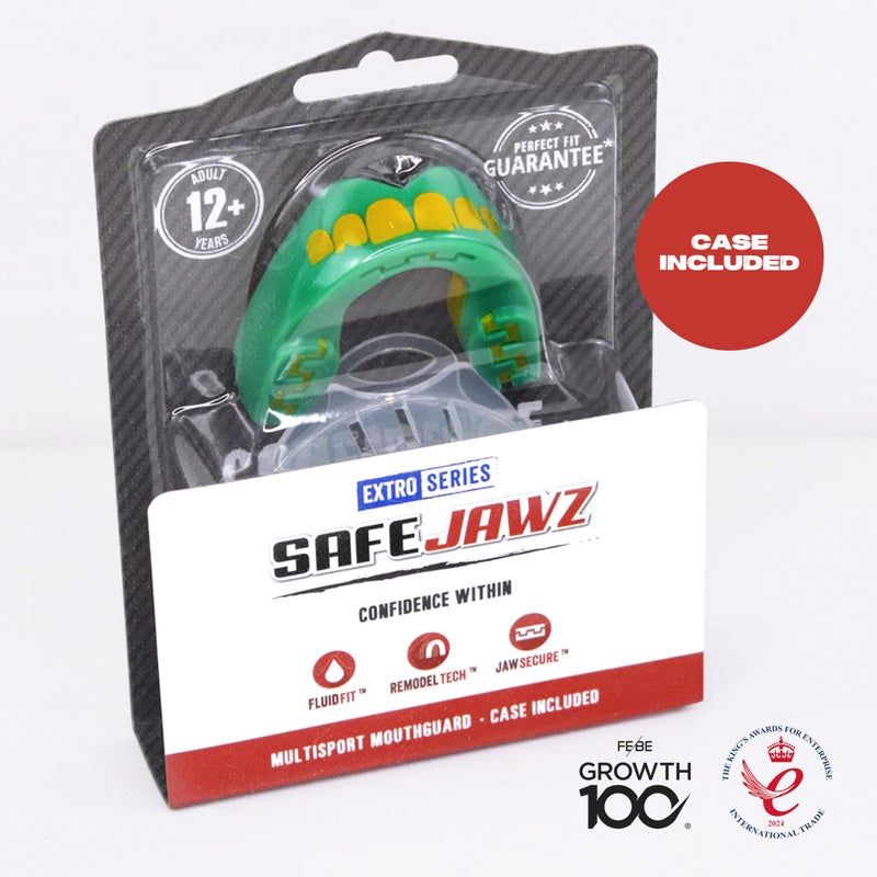 Safejawz Sports Mouthguard  Dual Layer Premium Mouth Guard With Case For Basketball  Lacrosse  Football  Martial Arts  Hockey  Wrestling  Ice Hockey And All Contact Sports - Image 5