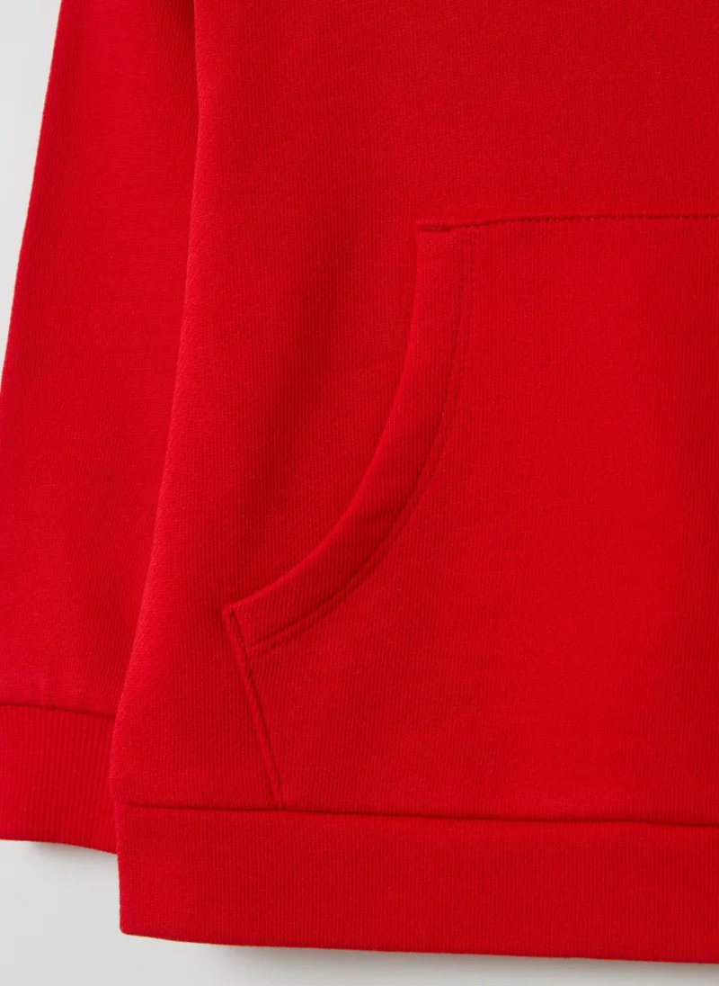 Ovs French Terry Sweatshirt With Pouch Pocket