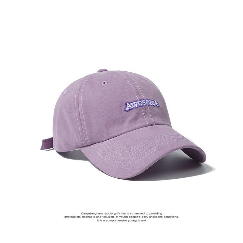 Korean Large Brim Baseball Cap Slimming Fit Black AWESOME - Image 2