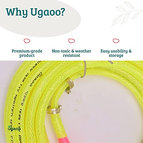 UGAOO Green Water Hose PVC Pipe For Home Gardening, Cleaning, Outdoor-Indoor Use (Super, 0.75 Inch - 20 m) - Image 3