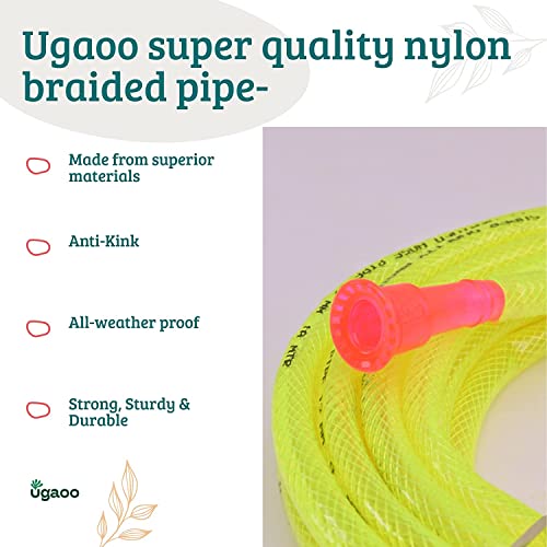 UGAOO Green Water Hose PVC Pipe For Home Gardening, Cleaning, Outdoor-Indoor Use (Super, 0.75 Inch - 20 m) - Image 2