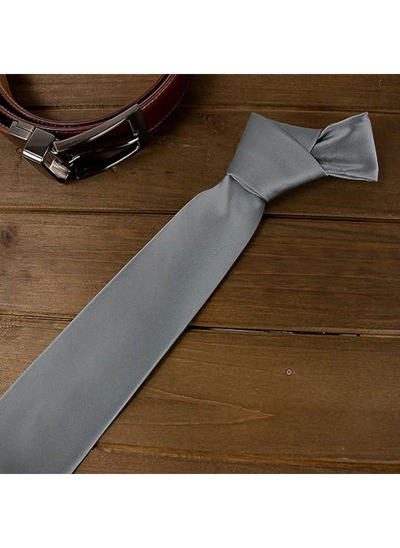 Trenderrs Men's Satin Tie and Handkerchief Set Men's Tie  - Image 1