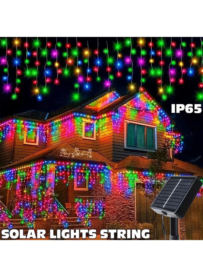 Solar String Lights 23FT 162LED Multicolor 8 Modes IP65 Waterproof Outdoor Indoor - Image 1