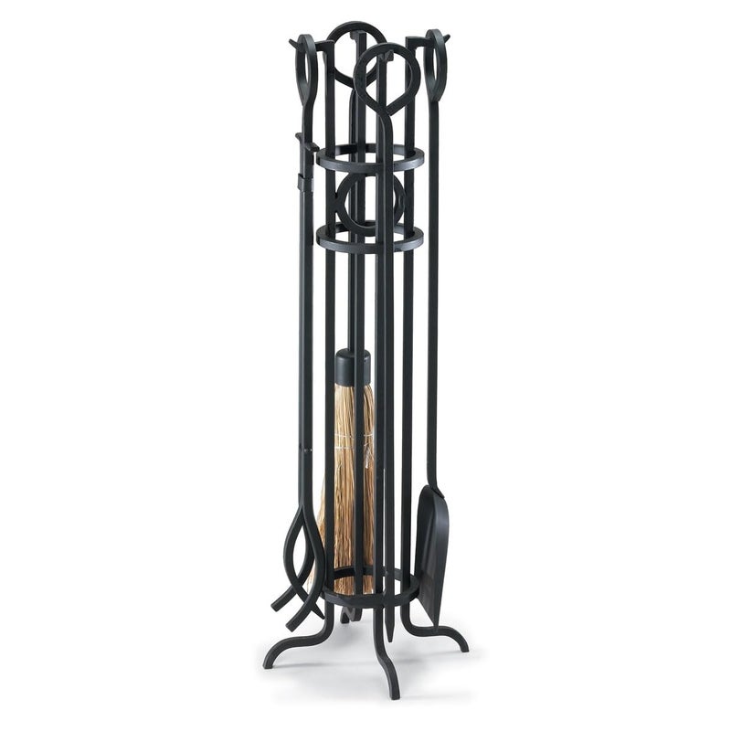 NAPA FORGE NAPA FORGE Pilgrim Home and Hearth 19004 Arts and Crafts Fireplace Tool Set Black 