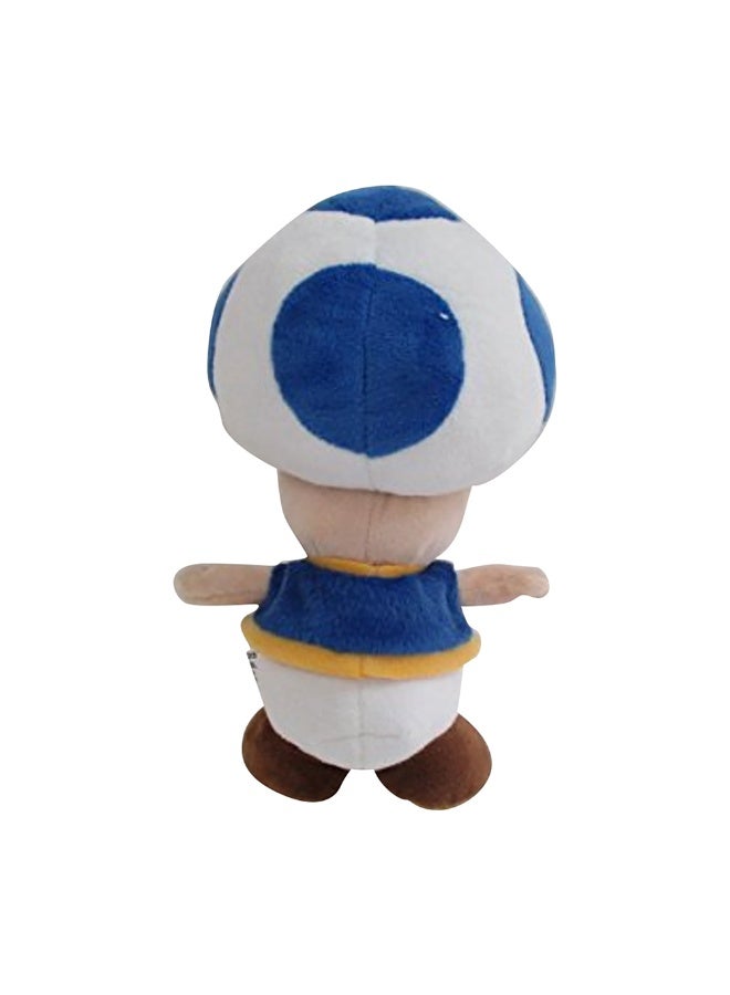 Super Mario Blue Toad Plush Toy (20 Cm) - Image 3