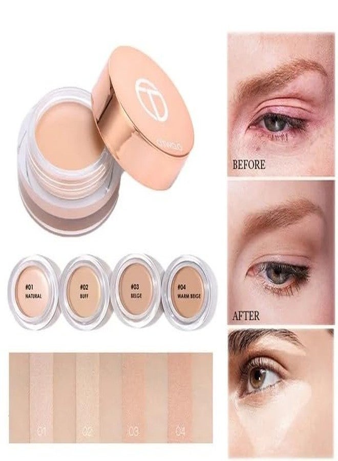 COSLUXE O TWO O Eye Primer, Universal Cooling Eyeshadow Primer, 5.5g Eyeshadow makeup base primer, Eyeshadows primers, Eye base primers, (02 - BUFF) - Image 2