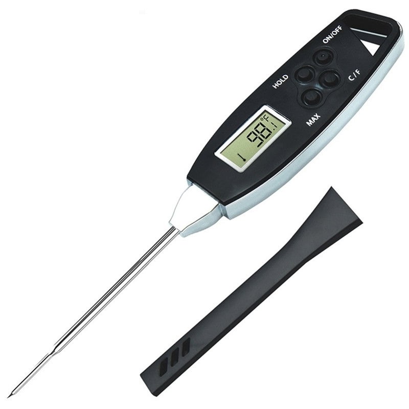 Instant Read Meat Thermometer Waterproof Barbecue Thermometer Pen-probe Food Thermometer for Kitchen Outdoor Cooking BBQ Smoker Milk - Image 1