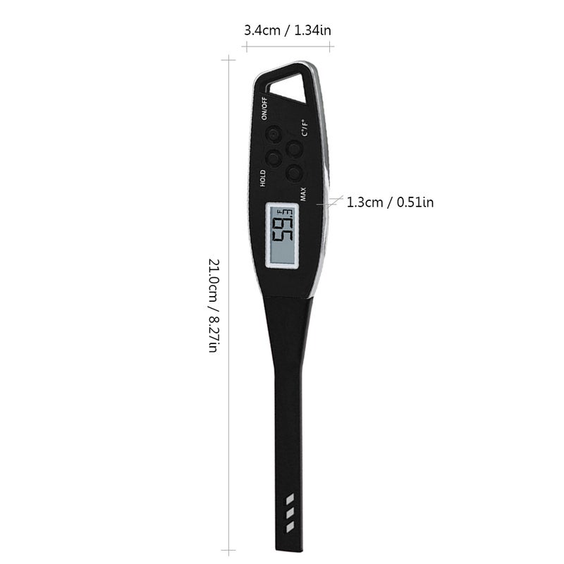 Instant Read Meat Thermometer Waterproof Barbecue Thermometer Pen-probe Food Thermometer for Kitchen Outdoor Cooking BBQ Smoker Milk - Image 3