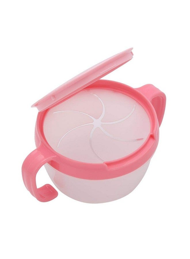 eecoo Snack Cup with Double Handle for Kids, Snack Catcher Lid Snack Container for Toddler and Baby,Portable Biscuits Candy Box (RED2) - Image 5
