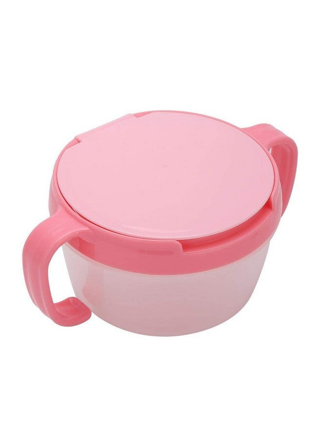 eecoo Snack Cup with Double Handle for Kids, Snack Catcher Lid Snack Container for Toddler and Baby,Portable Biscuits Candy Box (RED2) - Image 4