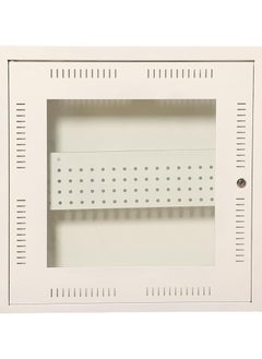 RIGID Steel Wall Mount ONT Cabinet White 61.5x15x61.5cm  - Image 1