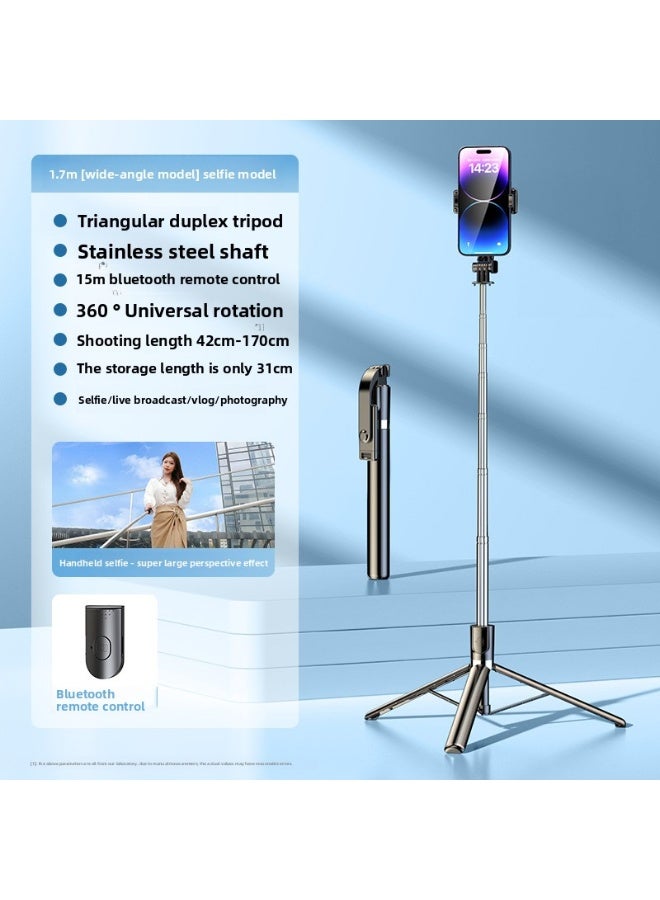 Retractable Mobile Phone Holder,High-Quality Selfie Stick Tripod for Easy Setup,Great for Outdoor Adventures, Live Streaming, and Daily Video Recording - Image 3