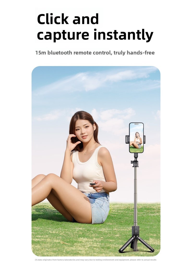 Retractable Mobile Phone Holder,High-Quality Selfie Stick Tripod for Easy Setup,Great for Outdoor Adventures, Live Streaming, and Daily Video Recording - Image 4