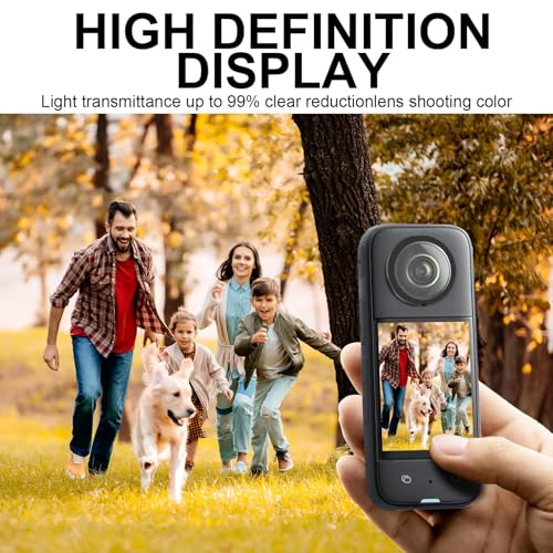 BharatBazaar Cover for Insta 360 X3 Lens Guard, Protective Lens Cover for Insta360 X3, Camera Accessories for Photography and Videography, Includes 2 Lens Guards, 4 Stickers, 1 Triangle Pry Tool, 1 Cleaning Cloth - Image 5