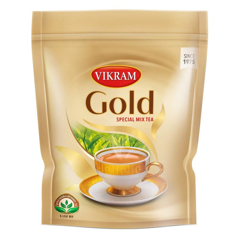 Vikram Exquisite Combo | Gold Special Mix Tea 1kg & Masala Chai 250gm - 1250g (Box of 2) - Image 2