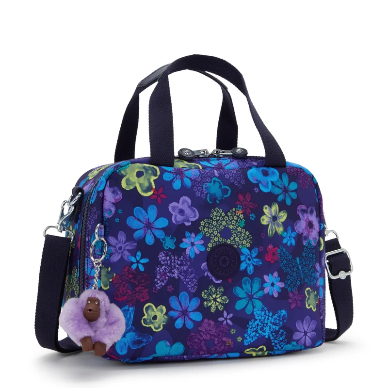 Kipling  Kipling  Miyo Dark Flwr Stamp Large LunchBag with Trolley Sleeve I2989-4FM  | Best Price UAE
